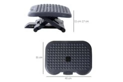 Bowman Footrest -Pro Office Shop 922 002 height angle adjustable footrest 2