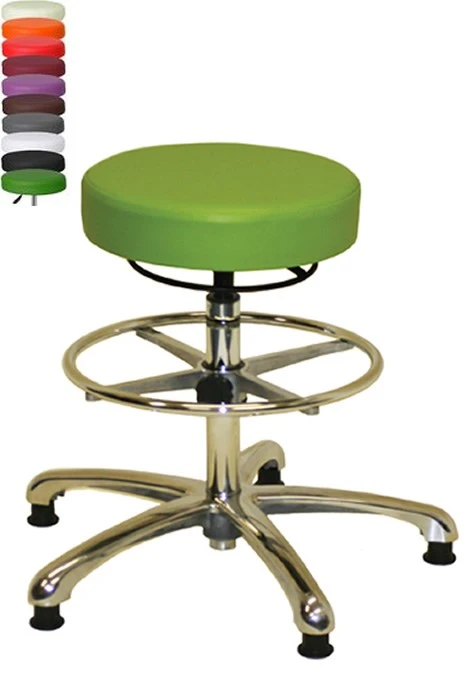 Anatomic Chrome D Ring Stool 2 Anatomic Chrome D Ring Stool - Image 2