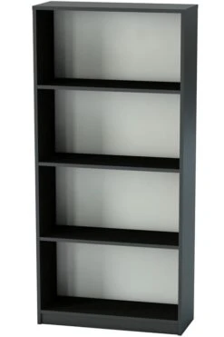 Nene Black Office Bookcase -Pro Office Shop bookcase 3 shelf