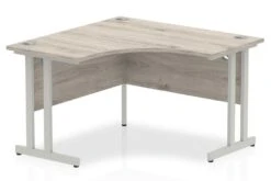 Gladstone Grey Oak Cantilever Corner Desk