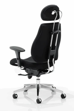 Chiro Plus Black Fabric Ergonomic Office Chair -Pro Office Shop chiro plus 6fw