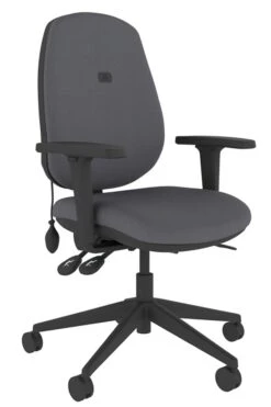 Lumbar Office Chair -Pro Office Shop frf100 gy front right