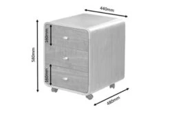 Curve Pedestal 19 Curve Pedestal -Pro Office Shop helsinki 3 drawer ped