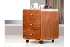 Curve Pedestal 14 Curve Pedestal -Pro Office Shop helsinki 3 drawer ped walnut 2