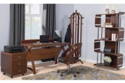 Curve Pedestal 18 Curve Pedestal -Pro Office Shop helsinki 3 drawer ped walnut 3