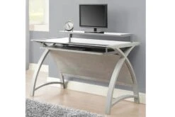 Curve Computer Desk -Pro Office Shop helsinki computer desk1300mm grey 2