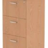 Norton Oak 3 Drawer Filing Cabinet