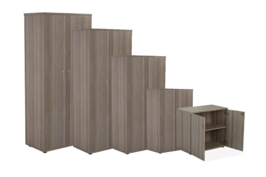 Kestral Grey Oak Cupboards 2 Kestral Grey Oak Cupboards - Image 2