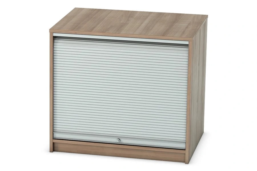 Thames Desk High Tambour Cupboard 2 Thames Desk High Tambour Cupboard - Image 2