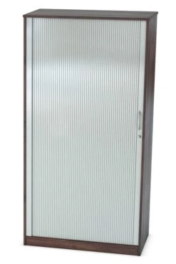Harmony Walnut Full Height Tambour Cupboard