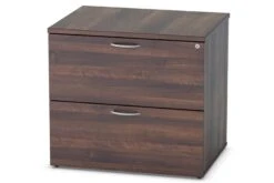 Harmony Walnut 2 Drawer Side Filer