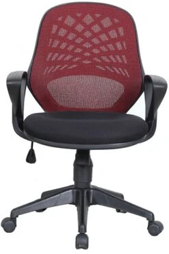 Spiral Mesh Back Office Chair -Pro Office Shop maine red 2
