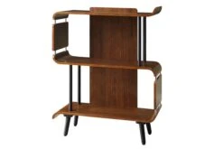 Vienna Short Book Case 10 Vienna Short Book Case -Pro Office Shop pc611 vienna short book case walnut 2