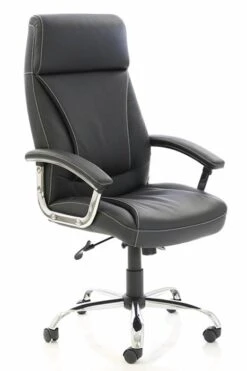 Penza Executive Leather Chair -Pro Office Shop penza executive black leather chair