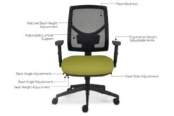 Posture Mesh Operator Chair -Pro Office Shop posture mesh image 6