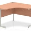 Price Point Beech Cantilever Corner Desk