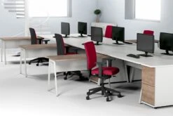 Ascend Double Wave Desk -Pro Office Shop roomscene 12 1