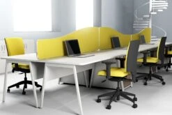 Ascend Double Wave Desk -Pro Office Shop roomscene 13