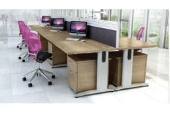 Domino Rectangular Cantilever Desk 6 Domino Rectangular Cantilever Desk -Pro Office Shop roomshot 10