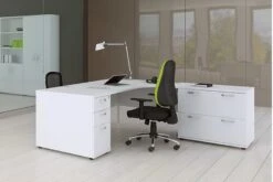 Polar White Fixed Pedestal 6 Polar White Fixed Pedestal -Pro Office Shop roomshot 19 white 4