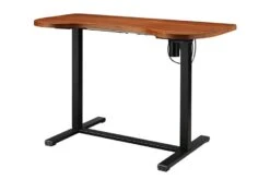 San Francisco Adjustable Desk 18 San Francisco Adjustable Desk -Pro Office Shop san francisco height adjustable desk walnut black 1