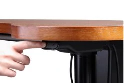 San Francisco Adjustable Desk 20 San Francisco Adjustable Desk -Pro Office Shop san francisco height adjustable desk walnut black 4