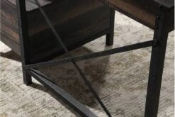 Steel Gorge Desk -Pro Office Shop steel gorge desk carbon oak 5