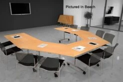 Harmony Folding 30 Degree Trapezoidal Table -Pro Office Shop table 12jpg 5