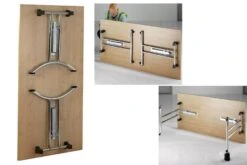 Avon White Folding 22.5 Degree Trapezoidal Table 7 Avon White Folding 22.5 Degree Trapezoidal Table -Pro Office Shop table 2 6