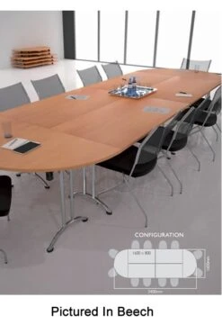 Nene Folding Semi Circular Table -Pro Office Shop table 5