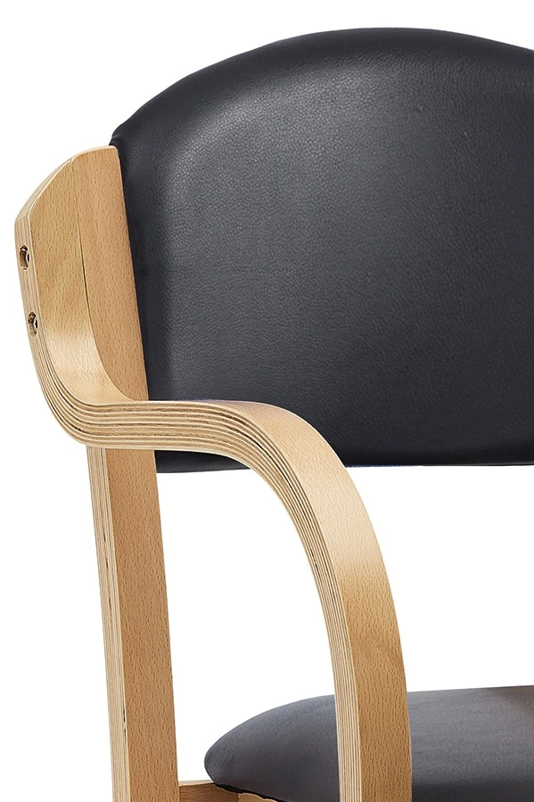 Tahara Vinyl Stackable Visitor Chair 4 Tahara Vinyl Stackable Visitor Chair - Image 4