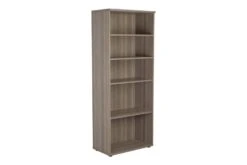 Kestral Grey Oak Bookcase -Pro Office Shop tes2045go front 45