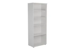 Kestral White Bookcase -Pro Office Shop tes2045wh front 45