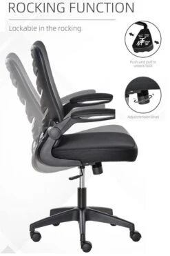 Alaska Mesh Office Chair -Pro Office Shop vinsetto mesh office chair swivel task 4